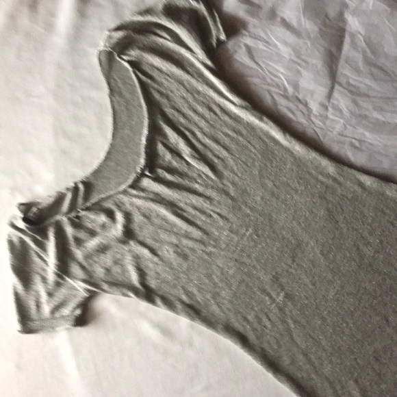 Sold!ARMANI Jeans silver sweater dress/ top - Picture 2 of 6